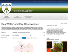 Tablet Screenshot of menschenswetter.de